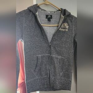 Roots Charcoal Full-Zip Hoodie